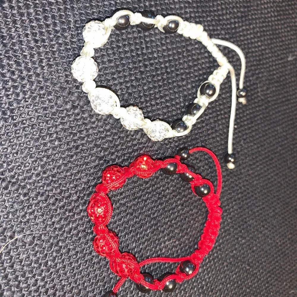 🌹 2 rhinestone bracelets set - Picture 3 of 4